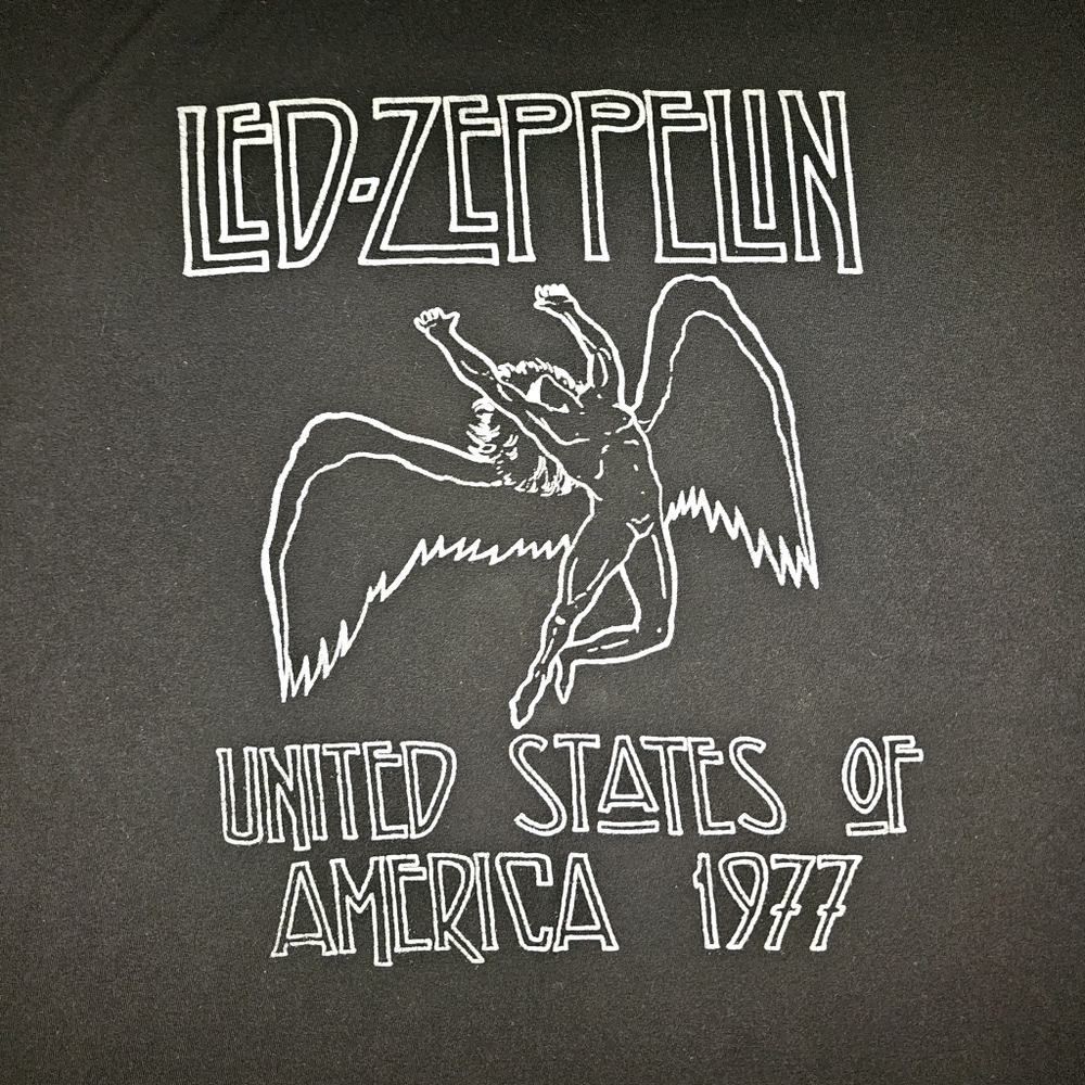 Led Zeppelin Black Graphic T-Shirt